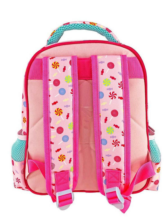 Must School Bag Backpack Kindergarten Pink Lollipop 8Liters