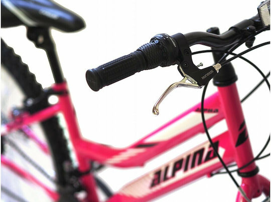 Alpina Alpha 26" 2022 Lady Fuchsia Mountain Bike with 7 Speeds
