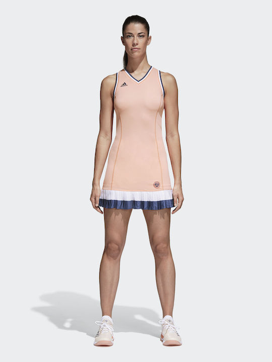 adidas Roland Garros Φόρεμα Πορτοκαλί