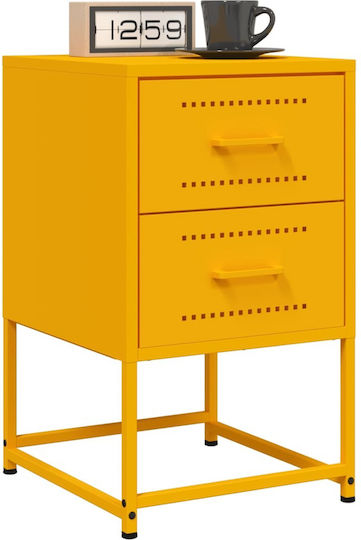 Комод Метален Жълт 36x39x60.5см