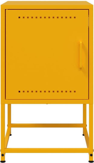 Κομοδίνο Μεταλλικό Κίτρινο 36x39x60.5cm