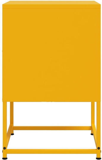 Κομοδίνο Μεταλλικό Κίτρινο 36x39x60.5cm