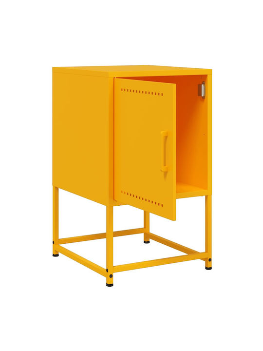 Комоди Метални Жълт 2бр 36x39x60.5см