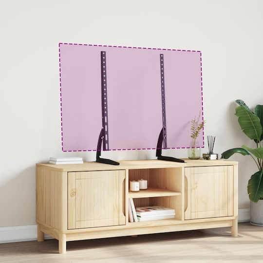 vidaXL 379580 Wall TV Mount up to 75" Black