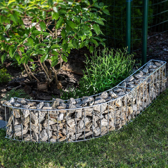 Kadax Ghiveci Gabion pentru Grădină Margine Gazon 75cm