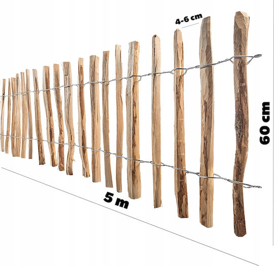 Kadax Hazel Garden Fence 500x60 4-6cm