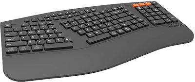 Meetion DirectorB Fără fir Bluetooth Set tastatură și mouse Engleză US