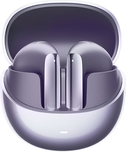 QCY AilyBuds Pro HT10 Bluetooth Handsfree Earphones with Sweat Resistance and Charging Case Purple