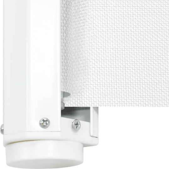 vidaXL Υφασμάτινο Διαχωριστικό Σκύλου 125x102.5εκ. Λευκό
