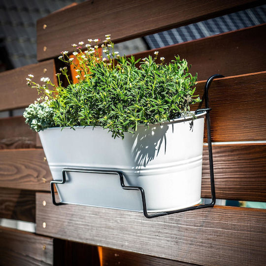 Kadax Hängender Blumentopfständer Schwarz 40cmcm.