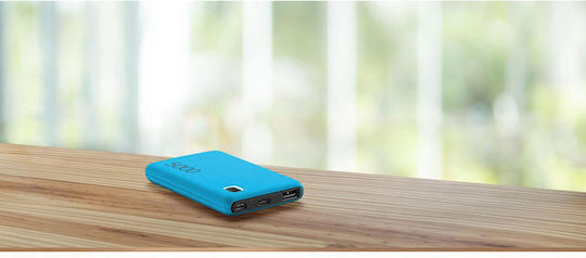 Cellular Line Essence Power Bank 5000mAh с USB-A порт и USB-C порт Син