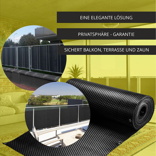 Kadax Διαχωριστικό Σκίασης Μαύρο 1x3m