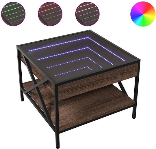 Brown Oak Side Coffee Table Brown Oak Side Coffee Table