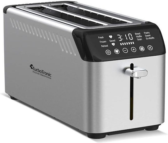 Turbotronic TT-BF15 Toaster 2 Schlitze 1630W Inox