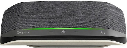 HP Poly Sync 10 Wired Conference Microphone Speakerphone Compatible with Microsoft Teams