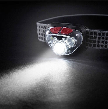 Energizer Lanternă Frontală LED IPX4 cu Luminozitate Maximă 400lm Vision Hd+ Focus Gri