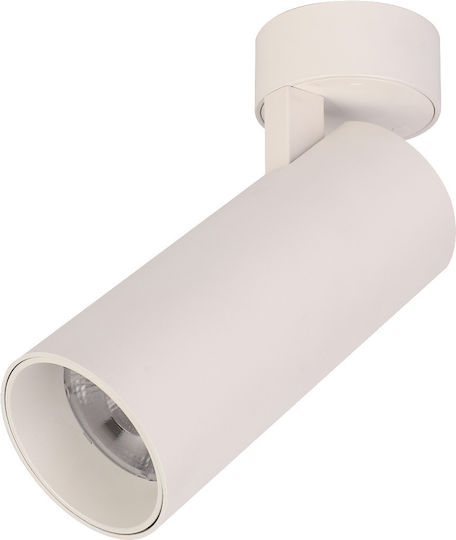 Greenie Single LED Natural White Spot in White Color