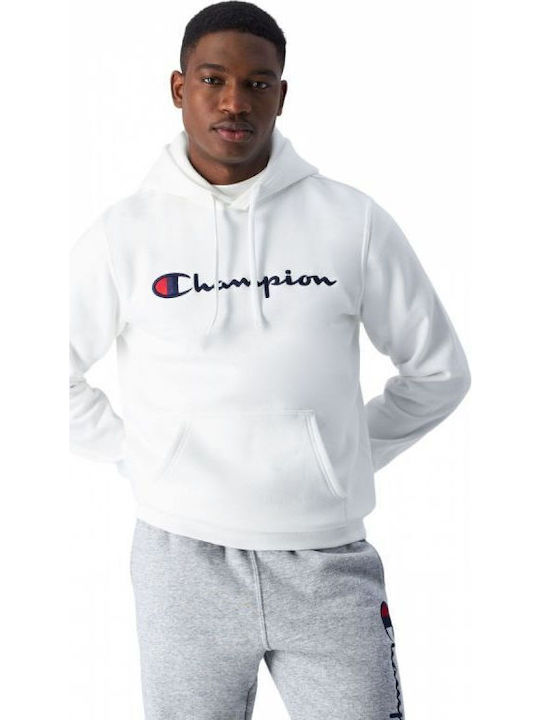 Sweatshirt with Hood White