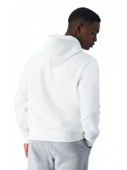 Sweatshirt with Hood White