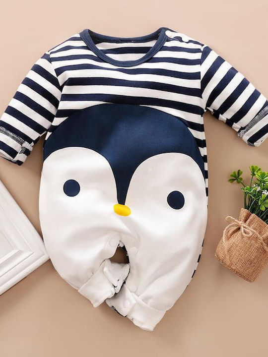TakTakBaby Babystrampler Langärmliges Marineblau