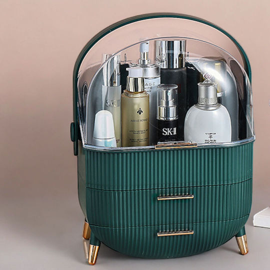 Organizator De Cosmetice Cu Sertare Verde