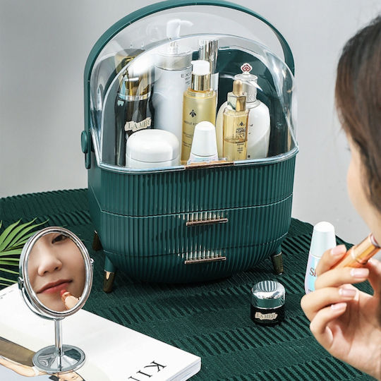 Organizator De Cosmetice Cu Sertare Verde