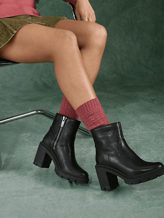 Allington Heights Leather Women's Ankle Boots Black