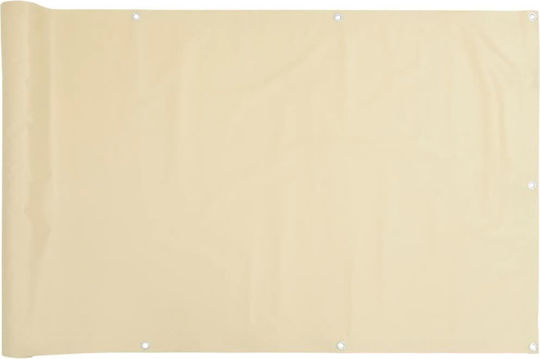 vidaXL Schattierungstrennwand auf Rolle Beige 0.75x8m