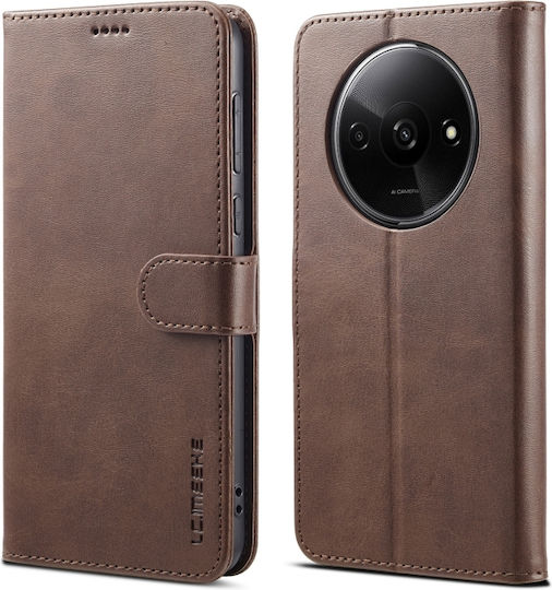 Задна корица Кожа Кафяв (Redmi A3)