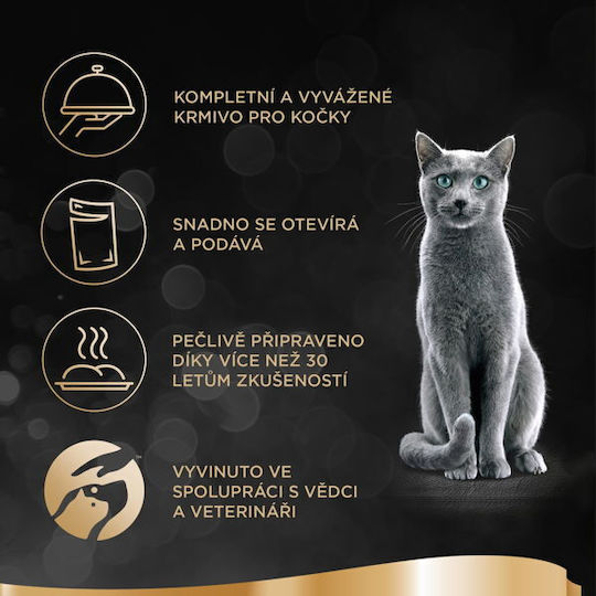 Sheba Wet Food for Adult Cats in Pouch with Poultry Gluten-Free 40x85gr