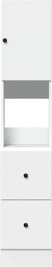 Coloană de bucătărie Alb 35x50x180buc