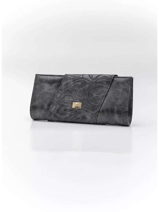 Fragola Damen Umschlagtasche Black Waves Vintage