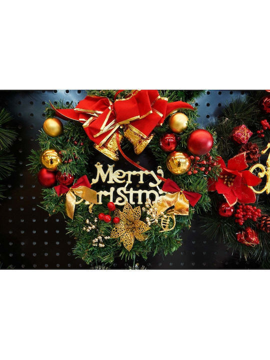 Weihnachtsdekoration Kunststoff Kranz mit Durchmesser 40cm. Flippy