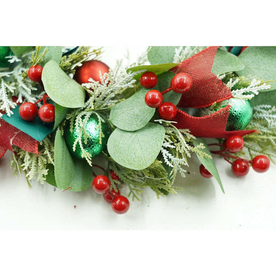 Crăciun Decorativ Plastic Coroană de flori cu Diametru 40cm.