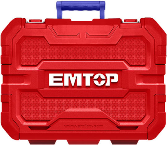Emtop ECDL200528 Akkuschrauber mit Batterie 20V 2x2Ah