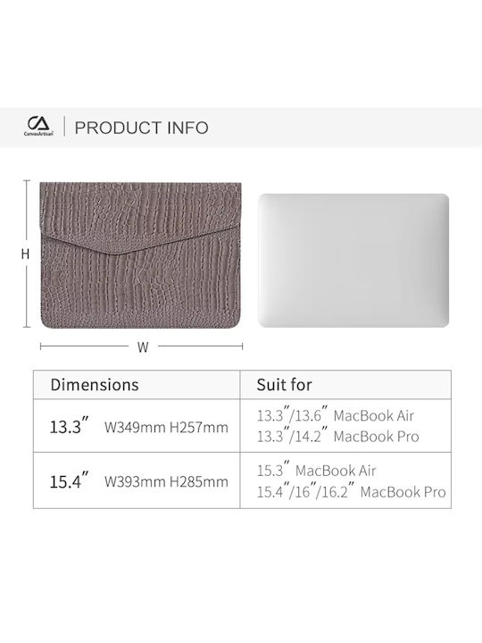 CanvasArtisan El32-p03 Θήκη για Laptop 16" σε Μωβ χρώμα