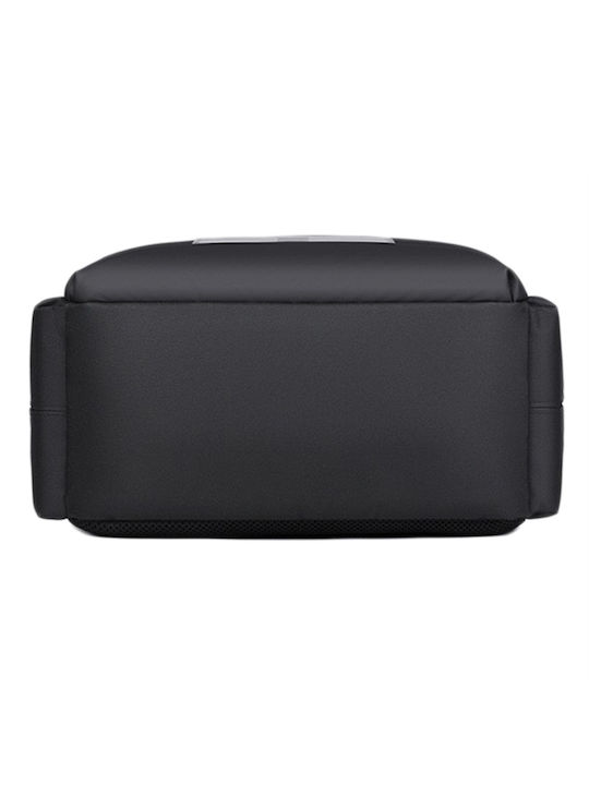 Playbags Collection Αδιάβροχη Τσάντα Πλάτης για Laptop 15.6" με Θύρα USB σε Μαύρο χρώμα