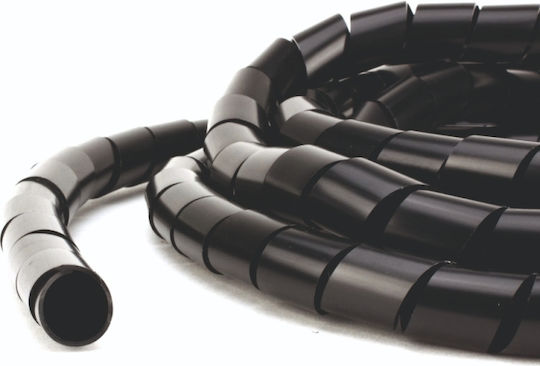 Com Spirală Cabluri 18mm 2m Negru 1buc