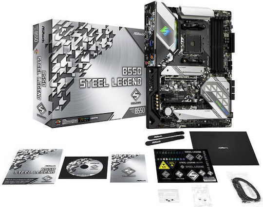 ASRock B550 Steel Legend Motherboard ATX με AMD AM4 Socket