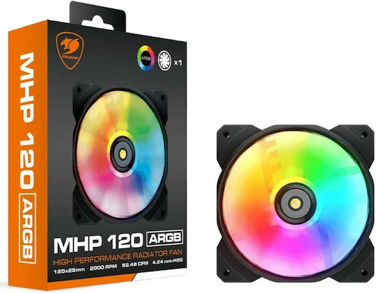 Cougar 3MMHP12A1.0001 Case Fan 120mm 2000rpm 82.48cfm with ARGB Lighting