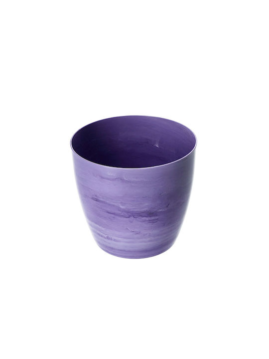 Kadax Topf Kunststoff Purple Marble 16x16cm.