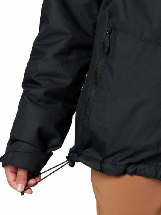 Bugaboo III Women's for Hiking Short Lifestyle Jacket Waterproof and Windproof for Winter with Detachable Hood Black