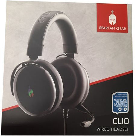 Spartan Gear Clio Надушници Гейминг Слушалки с Свързаност USB / 3,5 мм за PC / PS4 / PS5 / XBOX