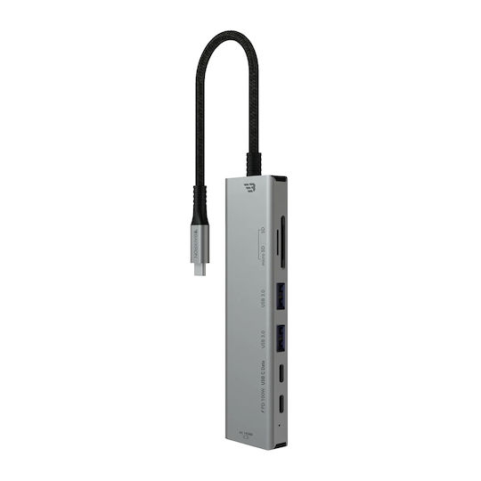 Baykron USB-C Docking Station with HDMI 4K PD Gray (BA-CC-001)