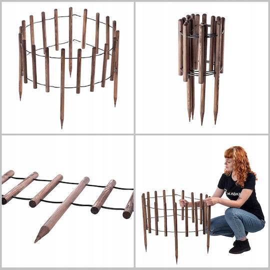 Kadax Wooden Garden Edging 185cm