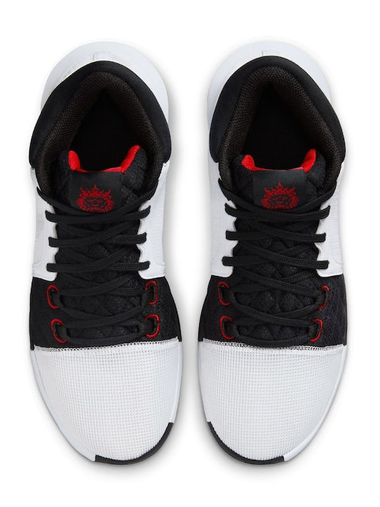 LeBron Witness 8 Ψηλά Μπασκετικά Παπούτσια Λευκό / University Red / Μαύρο