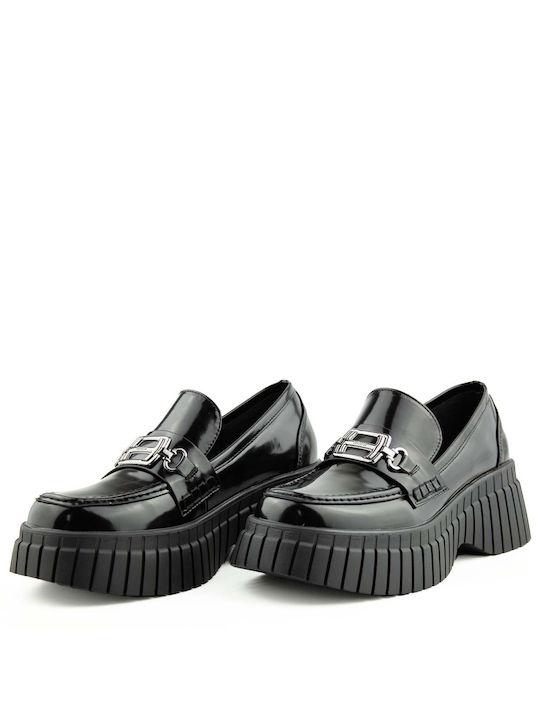 Exe Women's Moccasins in Black Color