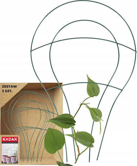 Kadax Plant Support Ladder Flowers Steel Stake Green 6pcs