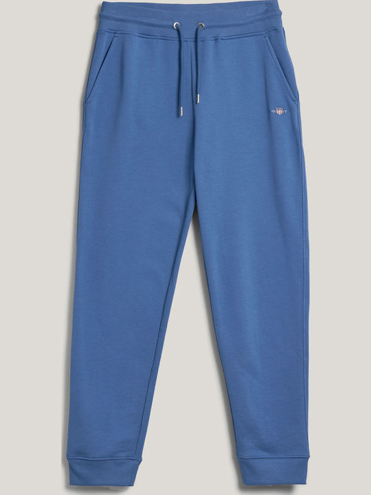 Sweatpants with Elastic Vintage Blue