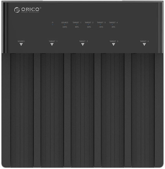 Orico Docking Station for 5 Hard Drives SATA 3.5" with Connection USB 3.0 (6558US3-C-EU-BK1)